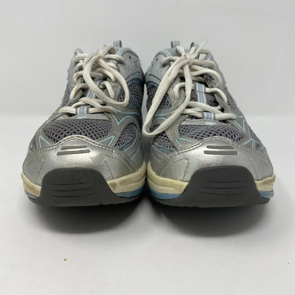 Vintage Y2k Skechers Shape Ups Silver Shimmer Toning Sneaker Shoes Women’s 9 - Picture 4 of 12